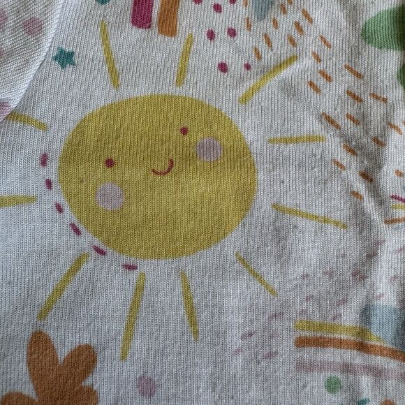 MAGNETIC ME Modal Magnetic Toddler Pajama Set Unicorns Rainbow Sunshine Girls 2T - Picture 10 of 13